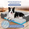 Lit orthopédique pour chien ELONEO, taille M - Gris Voir les images du produit 2