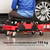 HOMCOM Tabouret d'atelier mobile charge max 135 kg, Voir les images du produit 3