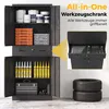 HOMCOM Metallschrank 180 cm, abschließbare Türen, Produktbild-Vorschau 5