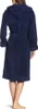 Schiesser peignoir essentials bathrobe with hood navy Voir les images du produit 9
