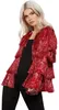 Fever - Blazer für Damen - Festival SM941 (S-M) (Rot) Produktbild-Vorschau 2