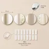 4er Set Klebespiegel Rund Ø 15 cm aus Glas Selbstklebende Produktbild-Vorschau 3