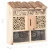 vidaXL Hotel per insetti 30x10x30 cm in legno di abete Anteprima dell’immagine prodotto 5