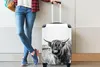 MuchoWow® Koffer Handgepäck Trolley Rollkoffer Kleine Produktbild-Vorschau 5