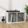 vidaXL Schallplatten-Aufbewahrungsbox Weiß 71x34x36 cm Produktbild-Vorschau 6