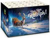 A Christmas-themed advent calendar box with a reindeer pulling a sleigh full of beer bottles. Produktbild-Vorschau