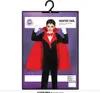 Vampir Halloween Mantel Cape Kostüm Dunkel Rot Schwarz Produktbild-Vorschau 7