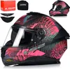 LS2 Integralhelm "FF808 Stream II Jungle schwarz / pink / Produktbild-Vorschau 2