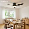 LED-plafondventilator met licht, 52 inch, zwart, met een Productafbeelding-voorbeeld 10