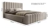 DomoHome Boxspringbett Schlafzimmerbett Ideal für Ihr Produktbild-Vorschau 5