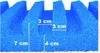 T-Profil Filterschaum Filtermatte 58x27 cm Produktbild-Vorschau 1