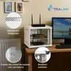 Extralink Lite 4U 10" 280x310 mm Gris Armario Rack de Pared Vista previa de la imagen del producto 7