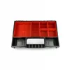 A top-down view of an open tool organizer with multiple compartments. Anteprima dell’immagine prodotto