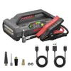 A product shot of a car jump starter with accessories. Podgląd zdjęcia produktu