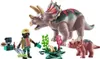 PLAYMOBIL Dinos Triceratops mit Jungtier, Aktion/Abenteuer, Produktbild-Vorschau 2