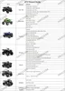 A table listing ATV models and their corresponding brands and fitment guides, with images of ATVs on the left side. Produktbild-Vorschau
