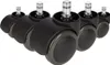 hjh OFFICE Stuhlrollen 5x ROLO 11mm/50mm Ersatz Rollen Produktbild-Vorschau 1