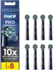 A product package for Oral-B Pro Cross Action toothbrush heads, with multiple brush heads displayed next to it. Produktbild-Vorschau