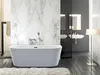 Wandhängende freistehende Badewanne - DIVINA - 200 l - 150 Produktbild-Vorschau 2