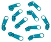 10 Reißverschluss Zipper für Endlosreißverschluss, 3mm, aquablau Produktbild-Vorschau