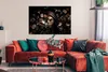 MuchoWow® Poster Frau - Luxus - Blumen - Schmetterling - Produktbild-Vorschau 2