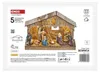 LED Culla natalizia Decorazione natalizia culla in legno Anteprima dell’immagine prodotto 8