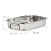 relaxdays Roaster argento 2 pz. Anteprima dell’immagine prodotto 4