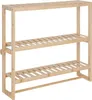 Relaxdays Wandregal Bad, HxBxT: 54 x 60 x 15 cm, Bambus, Produktbild-Vorschau 1