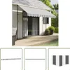 The Living Store Markisenvolant Anthrazit und Weiß Produktbild-Vorschau 1
