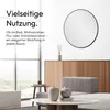 Miroir rond Talos Picasso noir Ø 80 cm - avec cadre Voir les images du produit 9