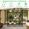 COSTWAY Scala per fiori in metallo a 3 livelli, scaffale Anteprima dell’immagine prodotto 4