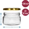 Marmeladengläser mit Deckel 6 Stück 200 ml Produktbild-Vorschau 6
