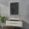 Badspiegel mit LED Beleuchtung und Touch-Schalter - Houston Produktbild-Vorschau 2