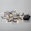 LED Lichterkette - AKKU - 80 warmweiße LED -  5,6m -  Batterie - Timer - outdoor - schwarz Produktbild-Vorschau