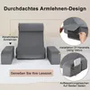 Bett-Rückenlehnenkissen 48 cm, Lesekissen für Erwachsene, Produktbild-Vorschau 7