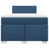 Langlebige Boxspringbett mit Matratze Blau 120x200 cm Stoff Produktbild-Vorschau 5