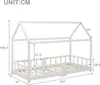 Merax Kinderbett 90x200cm mit Rausfallschutz und Produktbild-Vorschau 7