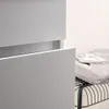 Mobile bagno sospeso 80cm bianco export, top rovere Anteprima dell’immagine prodotto 3