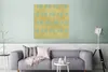 MuchoWow® Poster Gold - Muster - Linie 75x75 cm - Wand Produktbild-Vorschau 5