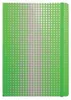 Notizbuch A4 grün-rosa Tec 224 Seiten 80 g/m² mit Produktbild-Vorschau 3