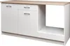 Waterford Küchenblock 160 cm Weiß / Eiche Sonoma Produktbild-Vorschau 2