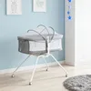 Berceau à 4 roues pour bébés jusqu'à 9 kg, couleur grise Voir les images du produit 2