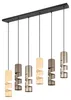 Lampada a sospensione STREAM color caffè-beige-nero Anteprima dell’immagine prodotto 1