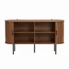 Modernes MDF Sideboard mit Rolljalousie-Türen, Produktbild-Vorschau 5