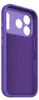 The back of a purple phone case is shown against a white background. Podgląd zdjęcia produktu