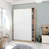 Esidra Kleiderschrank 2 Türen Waterbury 120x200 cm Braun Produktbild-Vorschau 2