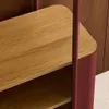 sweeek - Bücherregal mit gewölbtem Metall und Holzdekor, 6 Produktbild-Vorschau 9