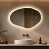 S'AFIELINA Specchio Bagno LED 55 × 85 cm, Asimmetrico, Anteprima dell’immagine prodotto 1