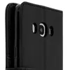 A close-up view of the back of a black flip phone case, showing the camera lens area. Náhled obrázku produktu