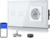 EU-compatibele slimme 2-voudige wifi-schakelaar met Alexa Productafbeelding-voorbeeld 1